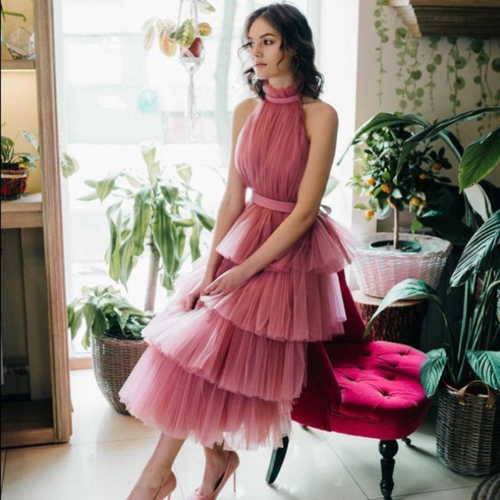 Layered tulle dress